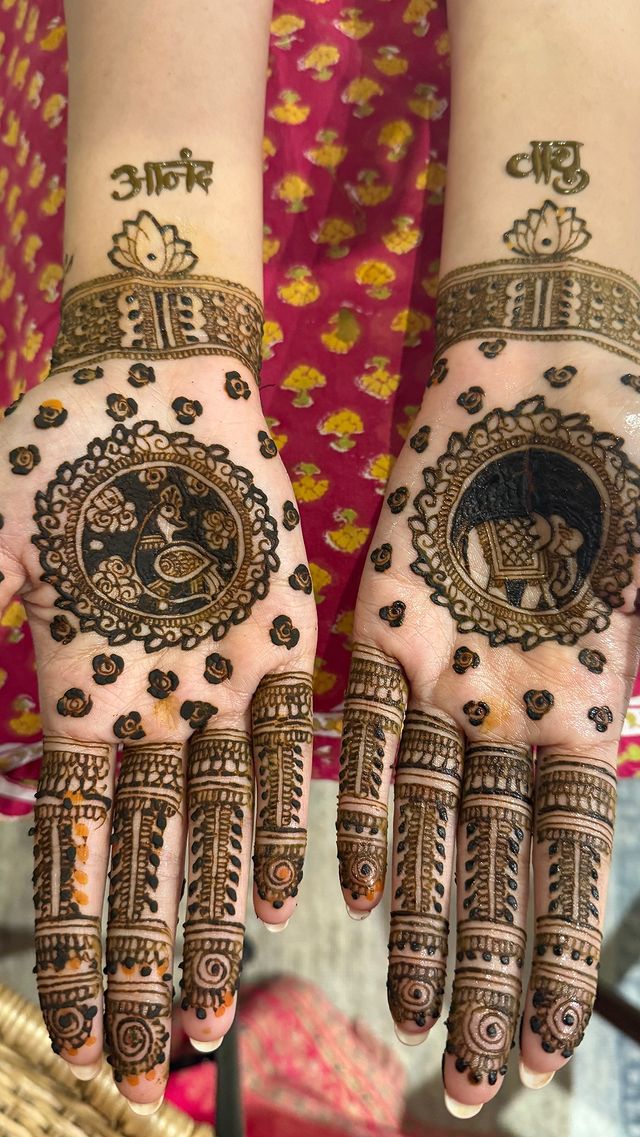 Sonam Kapoor Karwa Chauth 2024 mehendi